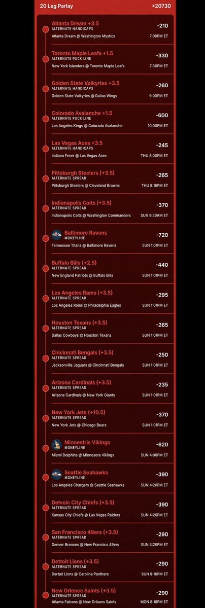 cashflowsports2's tweet photo. Cross sport spread lotto
Starts today ends Monday
Run the 4 from today for a +200

@playbooki

JOIN THE FREE DISCORD 🔗👇
https://t.co/Exb2JLzxUU

#NFL #NFLProps #SGP #NFLBetting #GamblingTwitter #GamblingX #PrizePicks #FanDuel #DraftKings https://t.co/4zfpLv1SDI