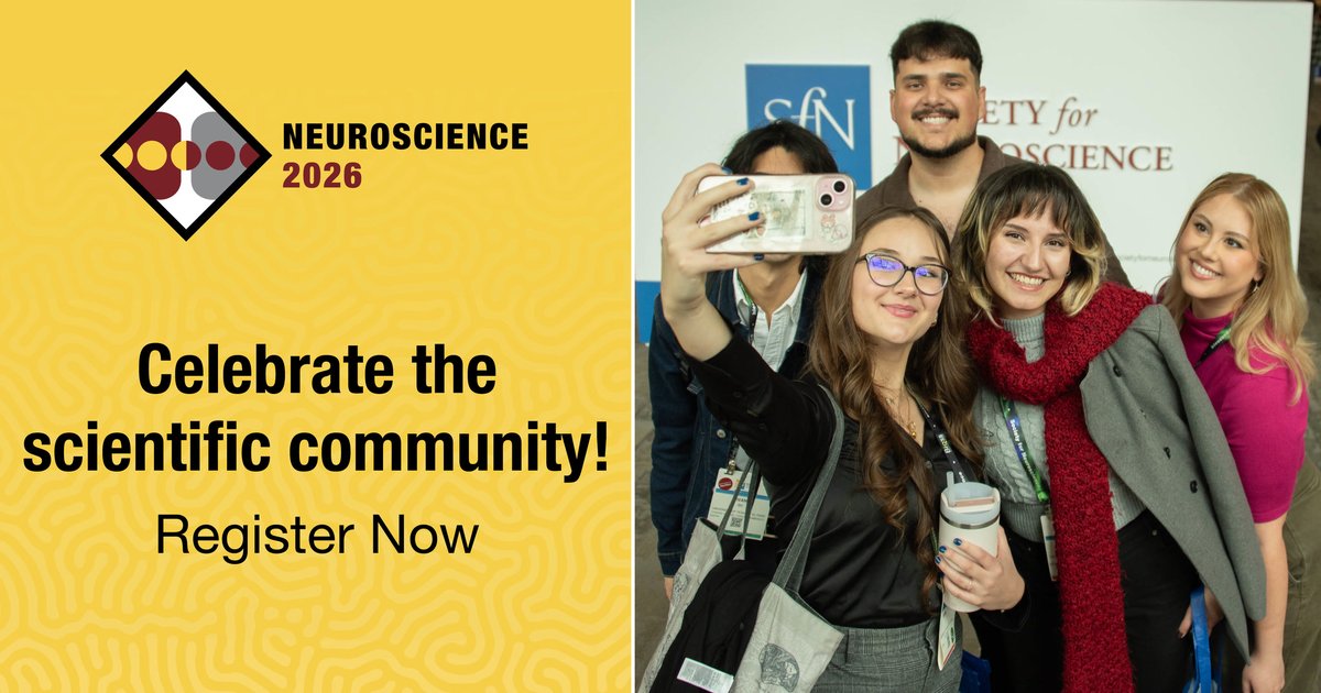 SfNtweets's tweet photo. #SfN26 is a reminder that you are not alone. Your science is part of something bigger!

Register now to take advantage of discounted rates and join a community that understands the work, the challenges, and the breakthroughs.

🔗 https://t.co/5zCKBx5rZa

#NeuroTwitter #SciTwitter https://t.co/LkY5S98ByD