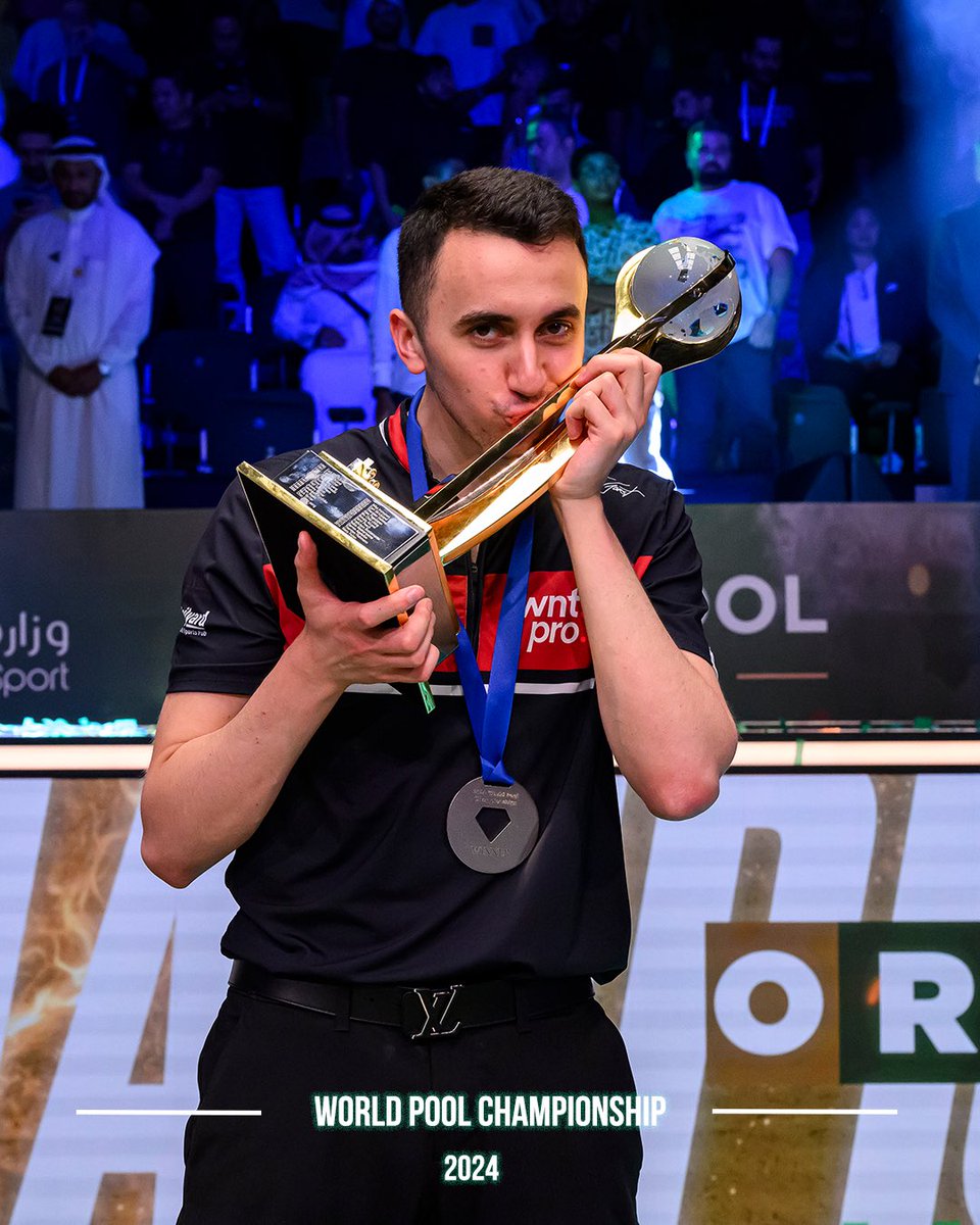 MatchroomPool's tweet photo. Three titles. One legend. The Gorst Slam. ๐
#WNT | @roobet #ReyesCup๐ https://t.co/SP1zpktvfJ