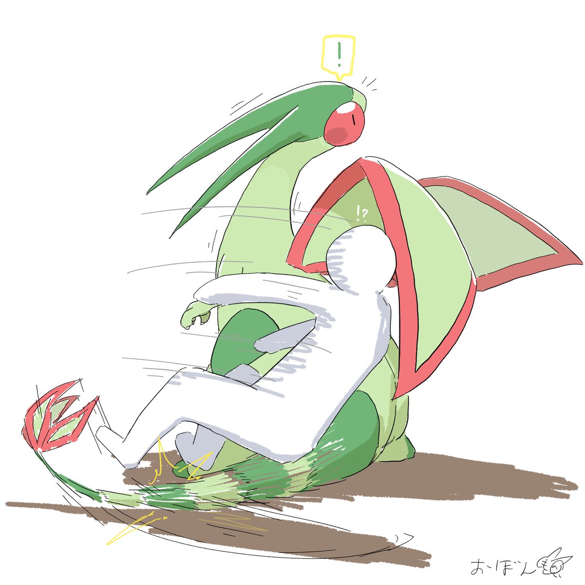 _0bon_'s tweet photo. フライゴンは何か見つけた https://t.co/OVWLIOpsyZ
