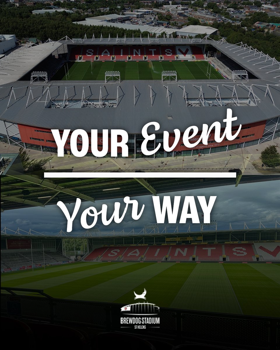 BrewDogStadium's tweet photo. Choose your space. 🏟️

#BrewDogStadium #StHelens #StadiumVenue https://t.co/ZTaVUTjjFS
