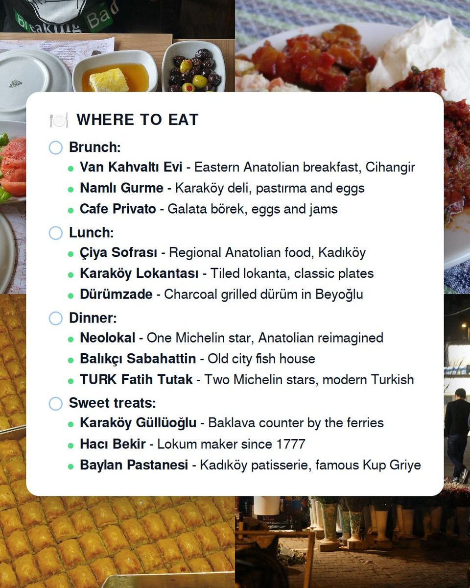 harroitsnum's tweet photo. The Ultimate Istanbul Guide, saved in one place.

Stay, eat, do, drinks. Every spot open and bookable as of Sep 2026.

Tell NUM the dates and the chat plans the rest.

#Istanbul #IstanbulTravel #TravelPlanning #NUM https://t.co/D9pLJk6OmJ