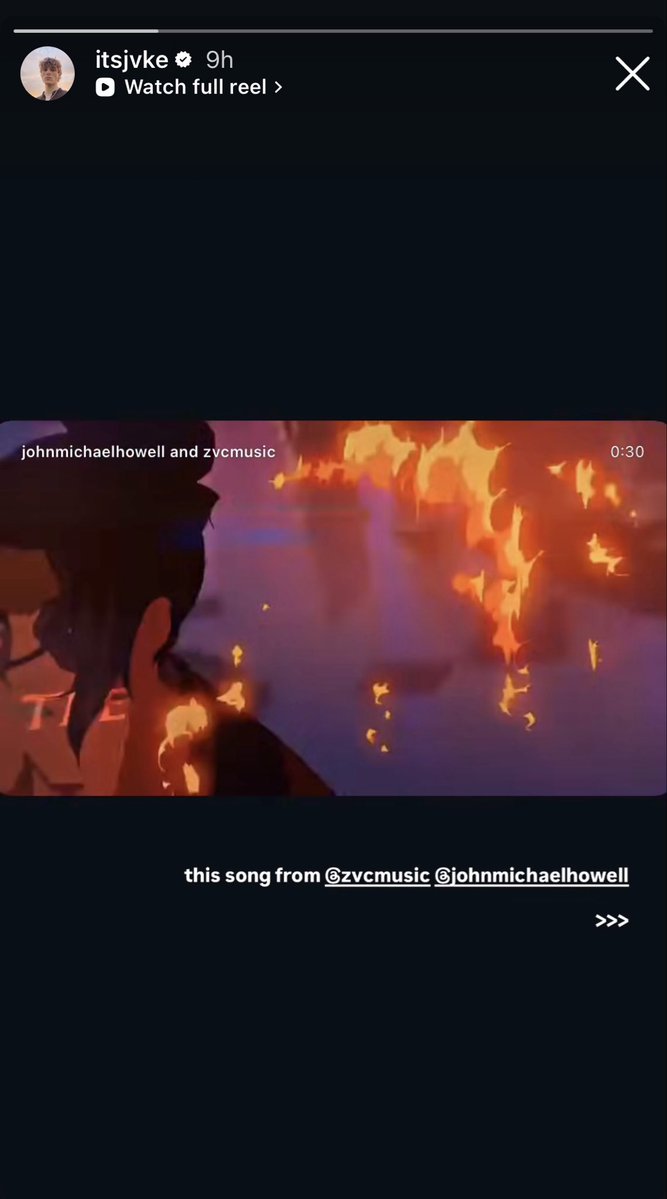 JVKEBASE's tweet photo. JVKE reposted an edit of Avatar: The Last Airbender using ZVC and @johnmichaelho’s new song “Elements” https://t.co/2zSuXF0nze
