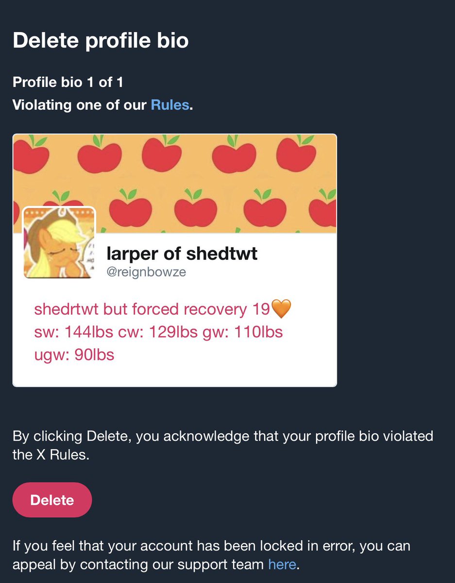Larpofslittwt's tweet photo. Damn they’re really cracking down on this 😭 https://t.co/lXOXQbEHrz