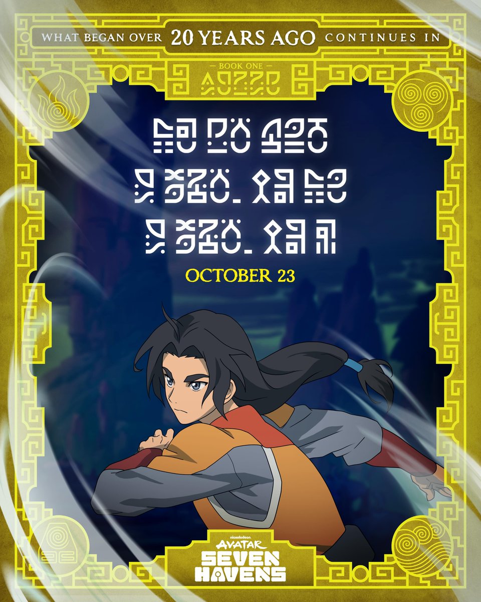 AvatarverseTV's tweet photo. The seventh, eighth and ninth episode titles for Avatar: Seven Havens have just dropped!

Chapter 7 - "What Lies Beneath"
Chapter 8 - "The Envoys: Part One"
Chapter 9 - "The Envoys: Part Two" https://t.co/ujZdgI6Vzu