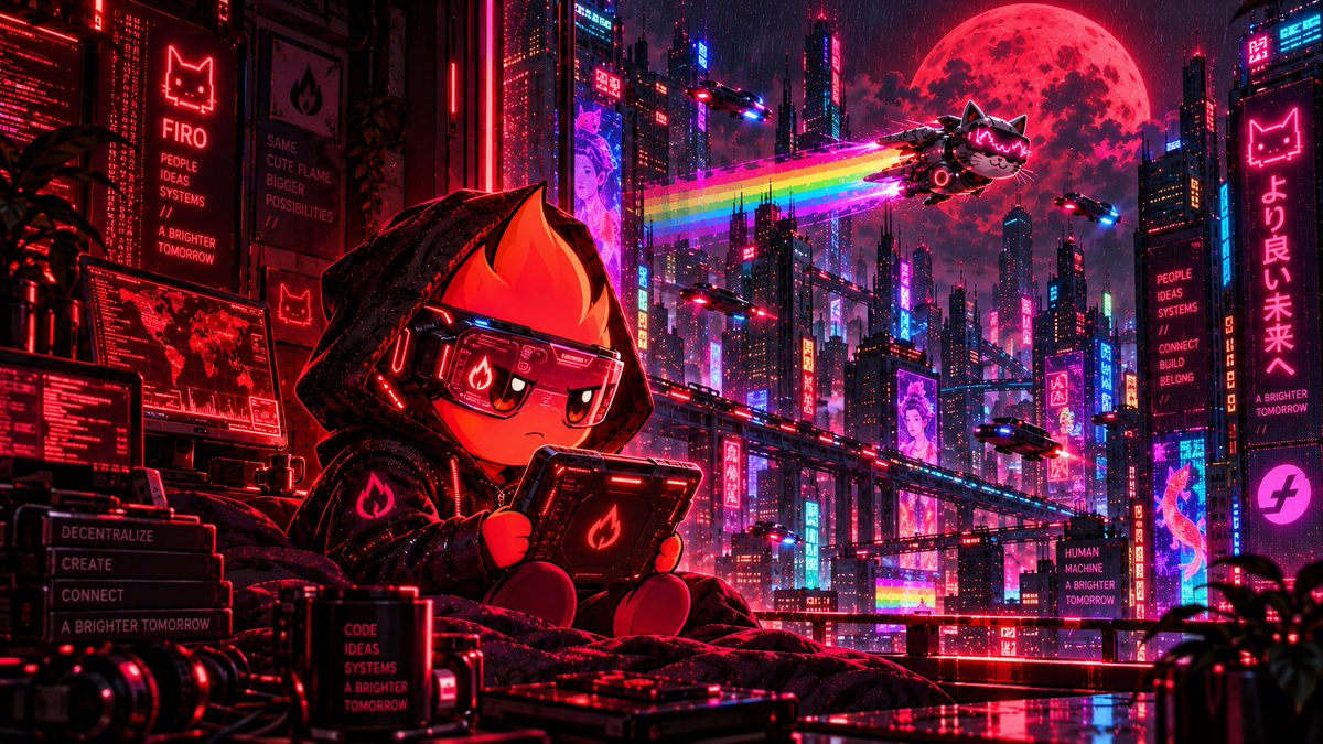 kekzploit's tweet photo. Welcome to $FIRO City,

cyberpunk aesthetics loaded https://t.co/KO1zzqGquI