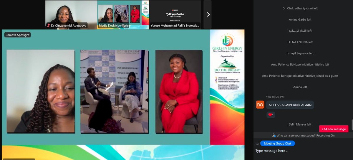 womeninGH's tweet photo. Congratulations, Dr. Oluwayemisi Adegboye! 🎉

She has been elected the first secretary of the CoNGO NGO Committee on Global Health Systems, on the margins of UNGA 81.

This is a stronger voice for Africa and the Global South in global health.

#WomenInGlobalHealth #UNGA81 https://t.co/65TzFPiaeA