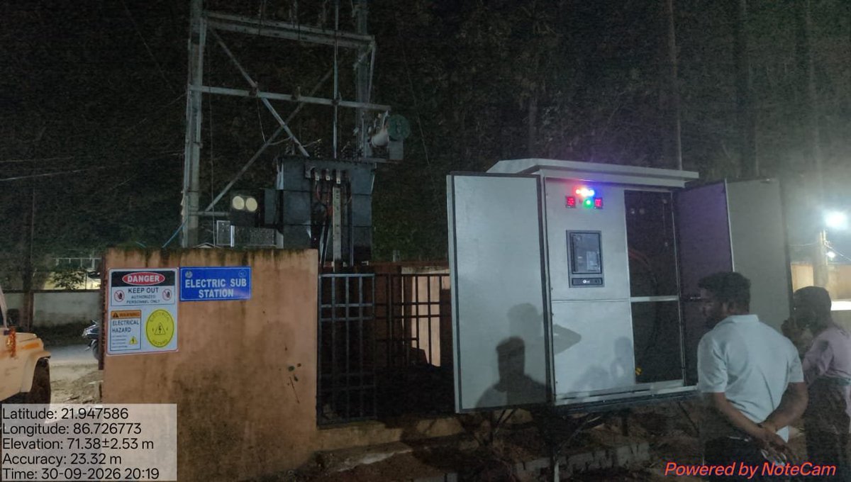 GMwatcobpd's tweet photo. Commissioned Successfully

A new Feeder Panel has been commissioned today at the 9 MLD Water Treatment Plant, Belgadia Baripada, strengthening the electrical infrastructure and supporting reliable plant operations. #WATCO #9MLDWTP #Baripada #ElectricalInfrastructure https://t.co/s2GkdIlvI0