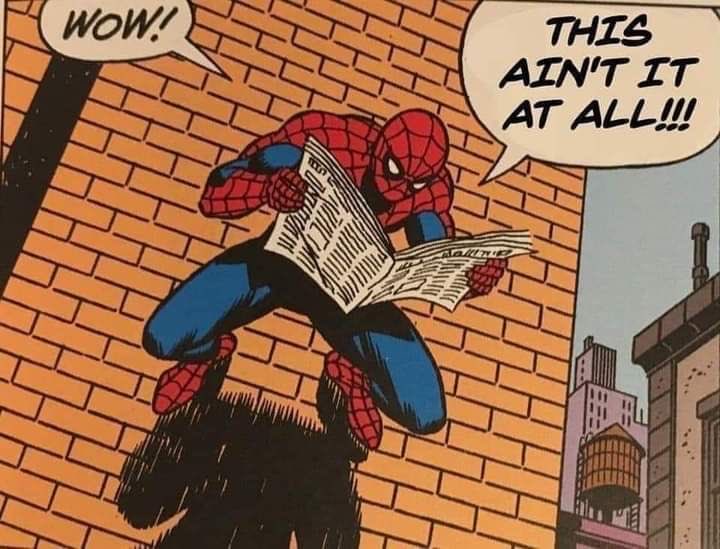 AnnualSpidey's tweet photo. Jonah strikes again… if anyone knows a good pick me up I’m all ears… https://t.co/kV5Q7EFFAv