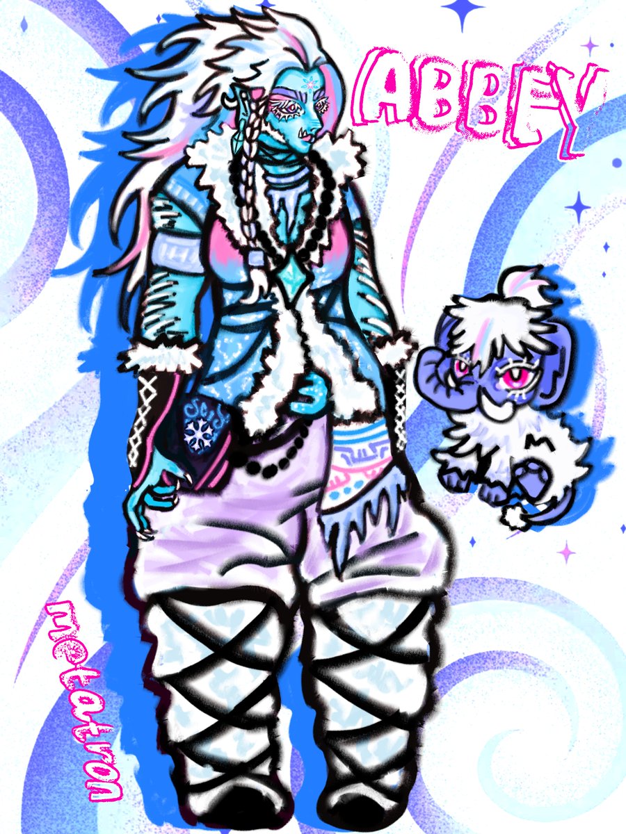 metatronart's tweet photo. #abbeybominable #monsterhigh https://t.co/DOI6uj0M0d