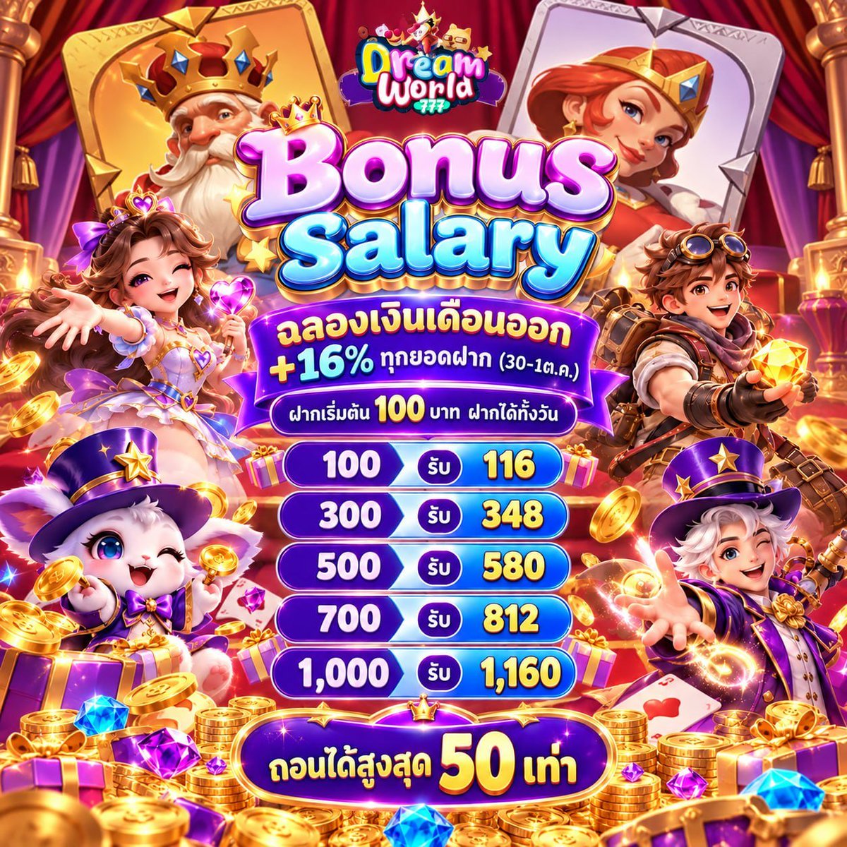 MM_y0un0me's tweet photo. 💥 ฝๅกโบนัสฟรี 16% ทุกยอดฝาก 💥

100 รับ 116
300 รับ 348
500 รับ 580
700 รับ 812
1,000 รับ 1,160

✅️ทำยอด 1 เท่าถอนสูงสุด 50 เท่า!✅️

https://t.co/luAGDpGvRb

https://t.co/EujegcHtpD

https://t.co/DInnlRSSL9 https://t.co/wCPC1237XW