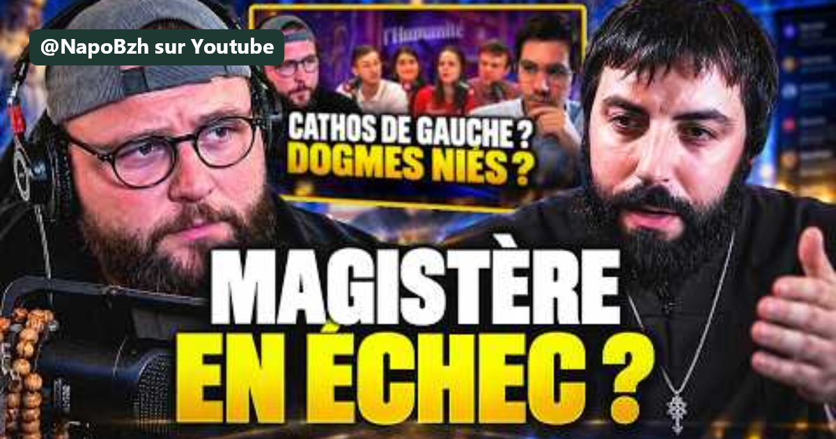 CathoFr's tweet photo. 🎬 « VOUS TRAHISSEZ LE MAGISTÈRE » : un pasteur nous accuse, Matthieu Lavagna et moi !
▶️ À voir et à partager
https://t.co/2JSMAgNVHd
#NapoBZH #LeCatho #RadioDuClocher https://t.co/DplVrT6IGQ