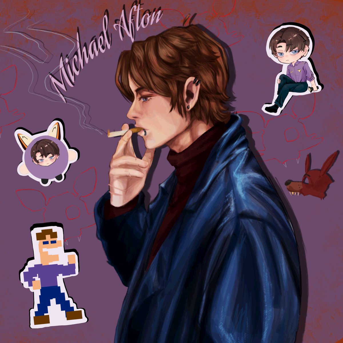 GoldenFesh's tweet photo. I clicked on twt to post him then ended up doomscrolling for almost an hour 🫩

#fnaf #michaelafton https://t.co/YtobEgfC4E