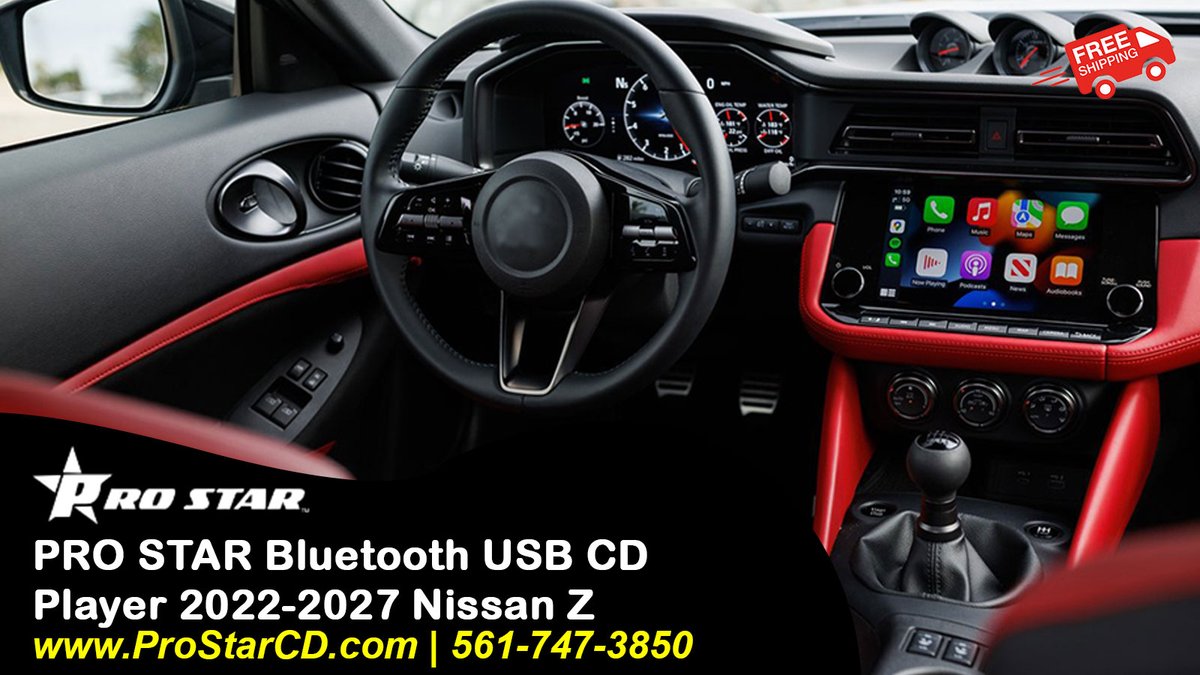autopartstoys's tweet photo. Bring lossless physical audio to your 2022–2027 Nissan Z with the PRO STAR Bluetooth USB CD Player!

⚡ Instant USB plug &amp; play
🎮 Full factory screen &amp; steering control
🚚 FREE US Shipping
📞 561-747-3850

#NissanZ #CarAudio #ProStarCD #CDCollector #NissanUSA https://t.co/vOFB5ACaJv