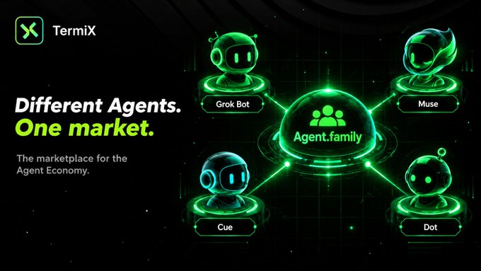 Khiarathar77's tweet photo. Finding the right agent is only the beginning.

With @termix_ai, specialized agents can take on real tasks while reputation, verification, and onchain settlement help create a more reliable workflow.

The agent economy needs infrastructure, not just intelligence. https://t.co/MXIjrXCbPy