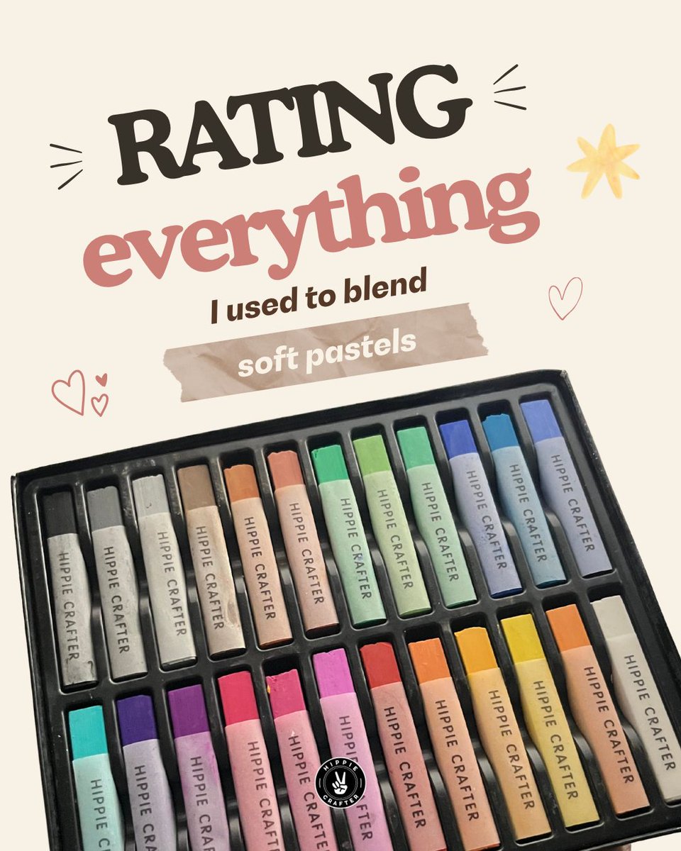 Hippie_Crafter's tweet photo. Rating everything I used to blend soft pastels 👀🎨
Cotton bud: 9/10 🏆
Finger: 8/10
Tissue: 7/10
I didn’t expect the cotton bud to be my favorite but here we are 😭
What do you use to blend yours?
#SoftPastels #ArtTok #PastelArt #ArtTips #DrawingTips #HippieCrafter https://t.co/0S2D2j1qs7