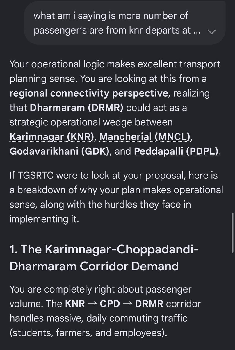 VR4xCRICKET's tweet photo. What stopping you to do this 

I have been stranded in knr bustand since 7:30 pm today its 9:40 pm and not a single bus towards MNCL,ADB via CPD, DRMR. Wouldn’t it make easy if any one of following bustand into depot 

1) Choppadandi
2) Dharmaram 

@TGSRTCHQ https://t.co/k0mPHJKTMj