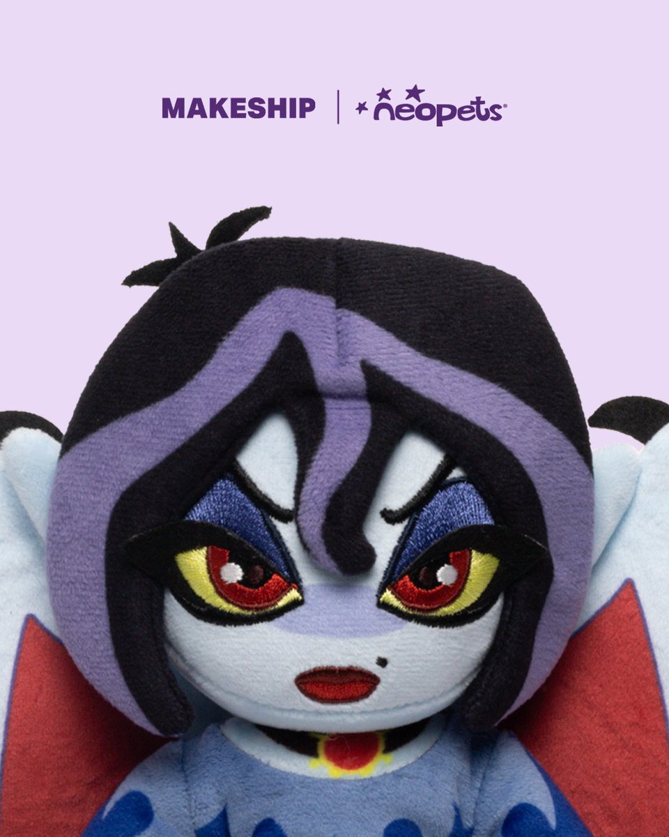 Neopets's tweet photo. Two of Neopia’s most iconic villains are now part of the Makeship x Neopets plushie lineup… The Darkest Faerie and Dr. Sloth join the fray!

This duo will surely add a one-of-a-kind villainous charm to your Neopets collection.

⭐️ https://t.co/qzChVEPdKE https://t.co/e5xD6uzF6R