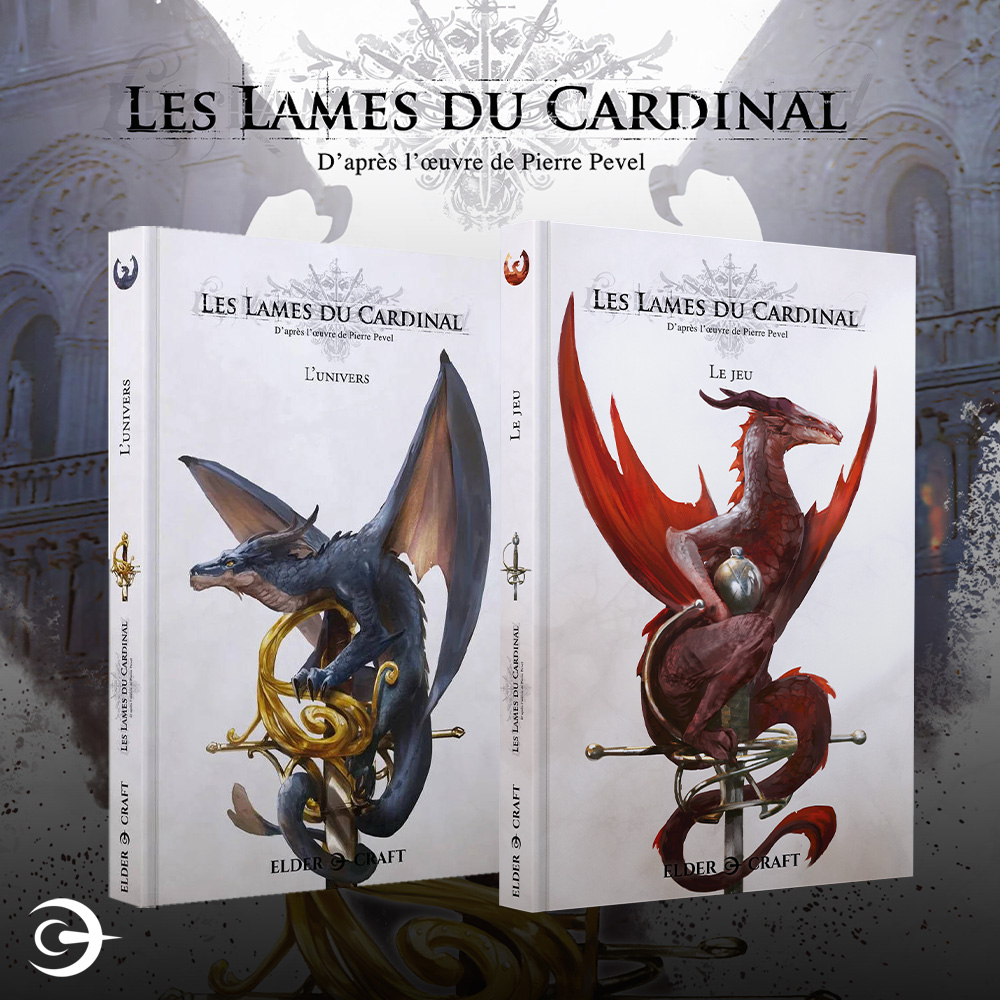 Gigamic's tweet photo. ⚜️ Les Mousquetaires de Richelieu rencontrent dragons, conspirations et forces occultes dans les Lames du Cardinal
 
Un #JDR de capes et d'épées fantastique qui profite d'une magnifique édition par @_Elder_Craft_ 🐲
 
Découvrez les livres par ici 👉 https://t.co/8M4yJ0KSnX https://t.co/2ZWp1CQqIy