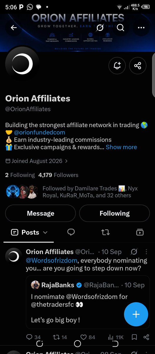 Zellexr's tweet photo. @Calm__Trader @OrionAffiliates @Orionfundedcom ACTIVE!! 
@NyxRoyalh6tb 
@_alimodu 
@NOVAQUEEN824441 https://t.co/Pjlny5TsIB