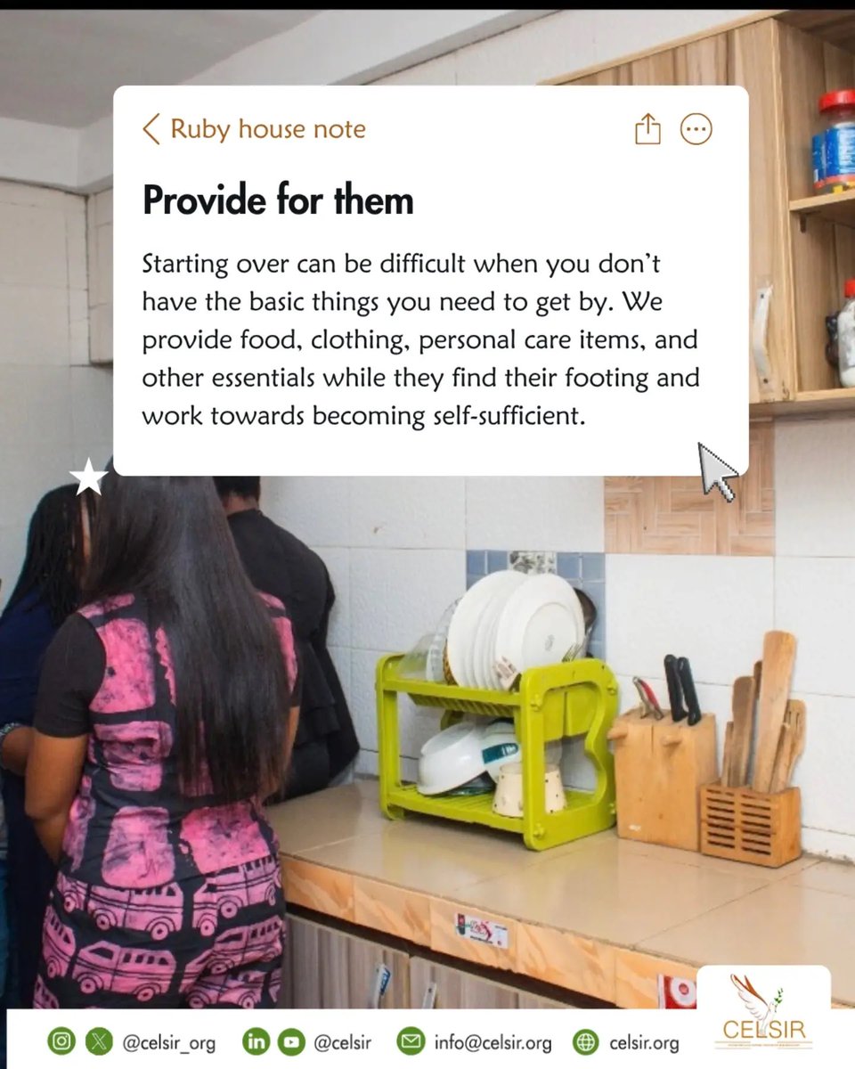 celsir_org's tweet photo. Halfway Home is not another prison.

For women coming home after incarceration, "starting over" often means starting with nothing, no safe place, no support, no soft landing. 

That's where Ruby House comes in. https://t.co/mlAS8VnCkv