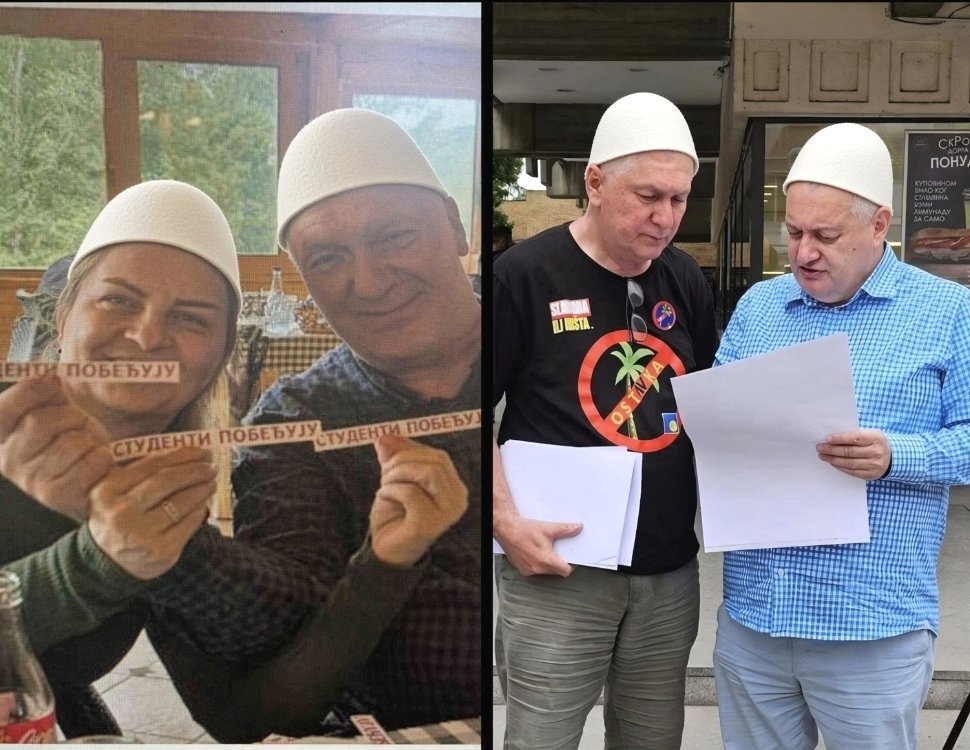 Jedna_Srbija's tweet photo. Па шта ово твоји високи функционери раде са шпијунима који продају инфо албанским службама, @srdjanmil037?

Албанским новцем финансирате кампању "студентске листе"! Ајде одговори јавности кога све подржаваш и ко те плаћа! https://t.co/IN7FgDff2h
