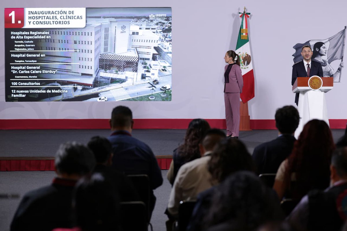 IsssteEdomex_'s tweet photo. 📰 #COMUNICADO
Martí Batres destaca nueva infraestructura y equipamiento del ISSSTE, a dos años del Segundo Piso de la Cuarta Transformación.
🔗https://t.co/tqad9fnpfs https://t.co/Qzdh7ceT1V