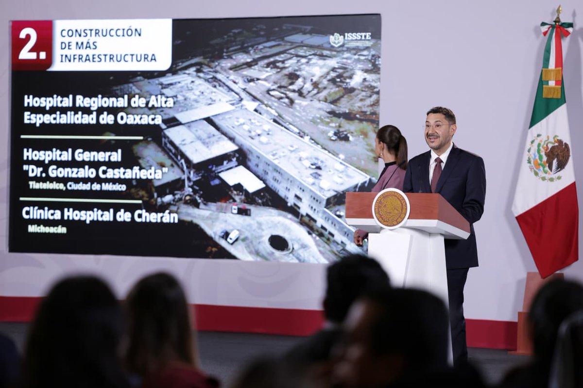 IsssteEdomex_'s tweet photo. 📰 #COMUNICADO
Martí Batres destaca nueva infraestructura y equipamiento del ISSSTE, a dos años del Segundo Piso de la Cuarta Transformación.
🔗https://t.co/tqad9fnpfs https://t.co/Qzdh7ceT1V