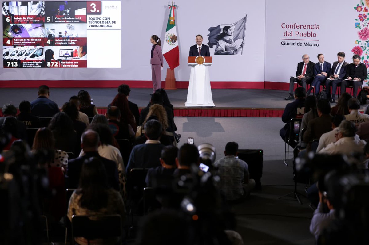 IsssteEdomex_'s tweet photo. 📰 #COMUNICADO
Martí Batres destaca nueva infraestructura y equipamiento del ISSSTE, a dos años del Segundo Piso de la Cuarta Transformación.
🔗https://t.co/tqad9fnpfs https://t.co/Qzdh7ceT1V