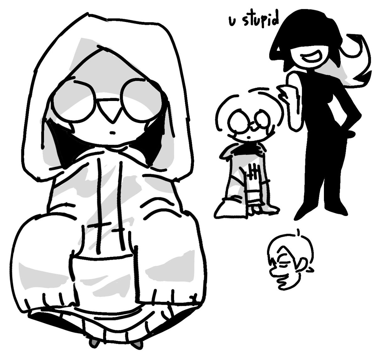 nyahin4rt's tweet photo. trying as hard as possible to keep drawing 

#art #underworldoffice https://t.co/mwS1lMwkmU
