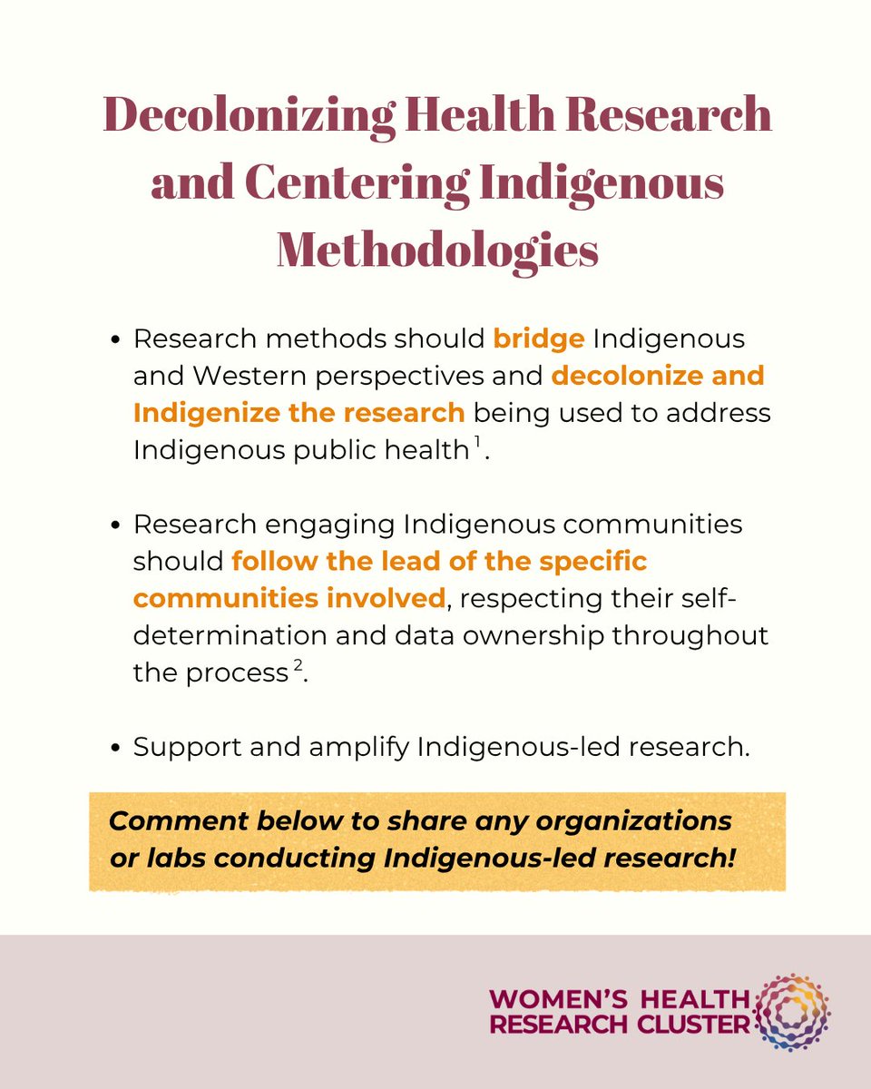 ResearchonWH's tweet photo. True reconciliation requires structural change, including within healthcare and health research. Persistent health disparities faced by Indigenous communities stem directly from historical trauma and systemic barriers. 👉 Swipe through https://t.co/btZ4IfXdrg