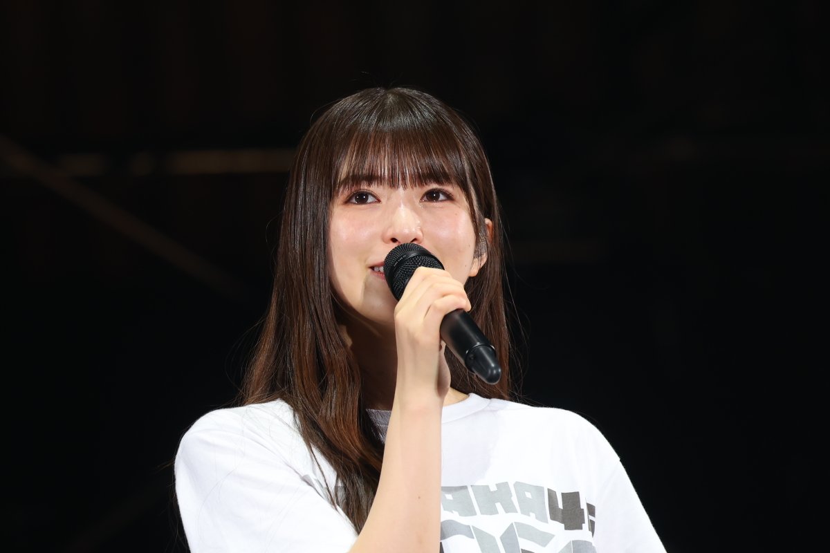 oricon's tweet photo. 乃木坂46【42ndSGアンダーライブ】

乃木坂46小川彩、新しい歴史を切り開く覚悟💓
「その先頭に立つ人に、私はなります」

📸ライブ写真23枚＆レポート
https://t.co/D5Y5TSAbwt

#アンダラでフォルテシモな愛届けろ https://t.co/PWFf6Dx2QP
