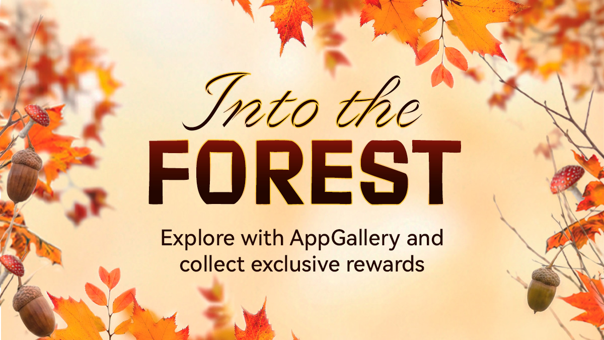 AppGallery's tweet photo. 🍄 Into the Forest is live, and every app you open or download on AppGallery earns a Mushroom Point, your ticket into the Lucky Draw.

Collect up to 10 chances every 24h. 
🍂Live through Oct 21.

Start your adventure on AppGallery: https://t.co/SJ6iMCOUo1

T&amp;Cs apply. #AppGallery https://t.co/kD3JQhj0iL