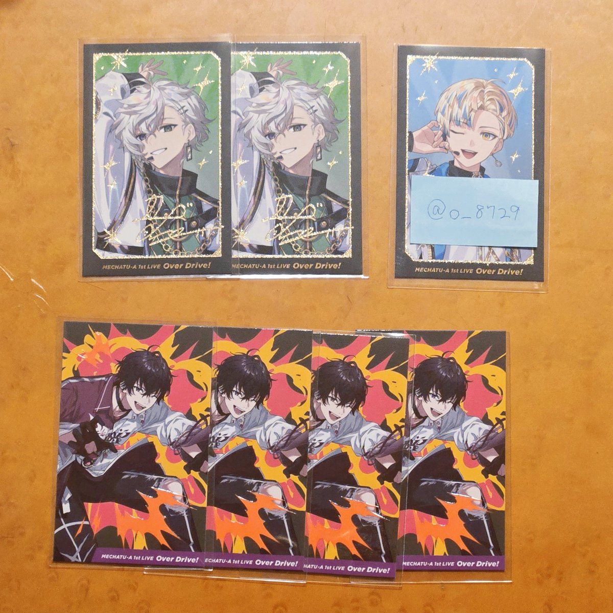 o_8729's tweet photo. 【交換】にじさんじ　MECHATU-A 1st LIVE　ランダムカード 　MECHATU-A 1st LIVE "Over Drive!"

譲：画像内
求：🩵＞定価＋送料

N5R1求めていますので絵柄違い可能です️🙆🏻‍♀️
郵送での交換希望です。ライブに持っていきたいため迅速なお取引をお願いいたします🙇🏻‍♀️

ぜひお気軽にお声がけ下さい https://t.co/ZnYihr01eY
