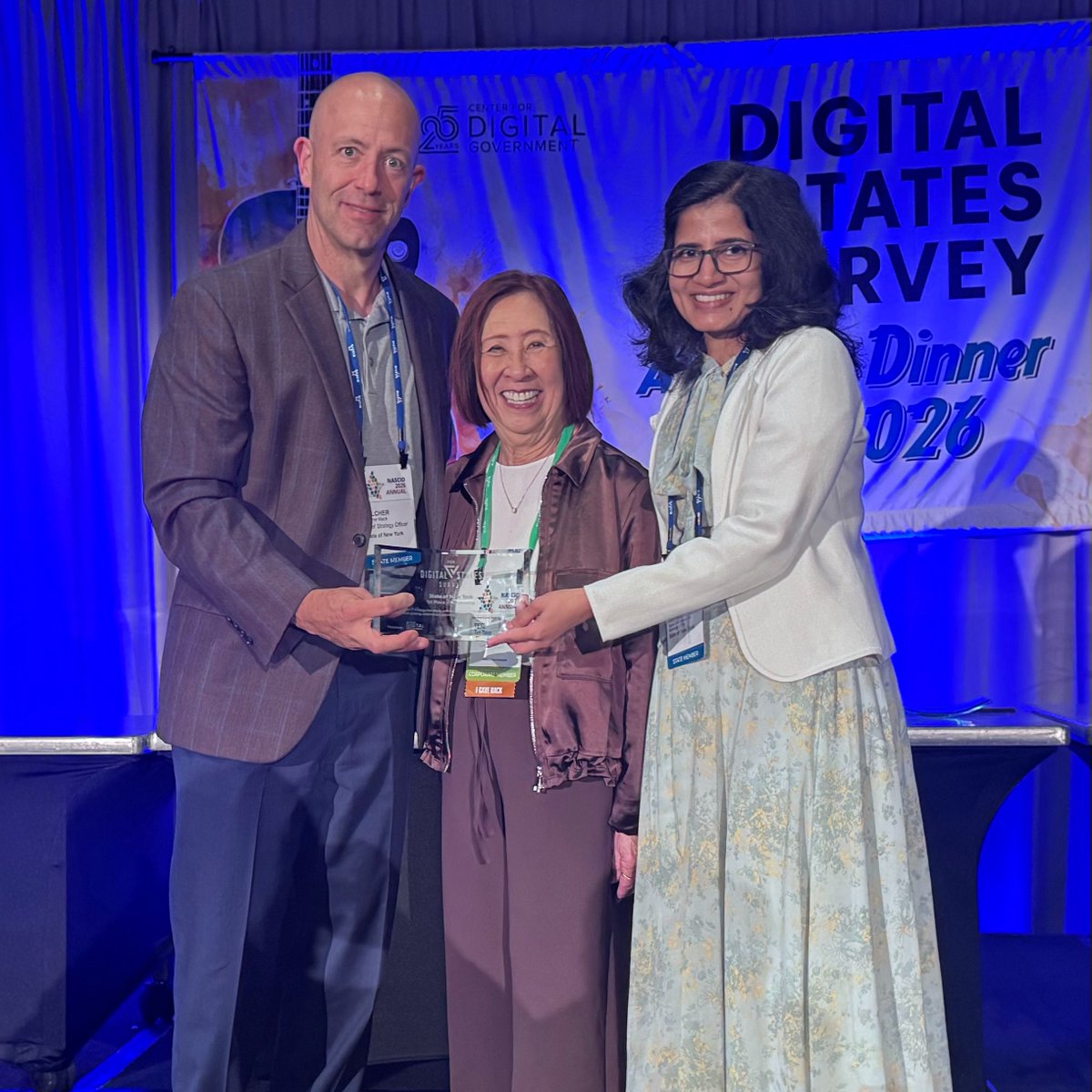 NYSITS's tweet photo. We are excited to announce that ITS has received a 1st place award in recognition of our strategic IT initiatives from the Center for Digital Government, presented at the NASCIO annual conference! https://t.co/b70BQlGWkj
