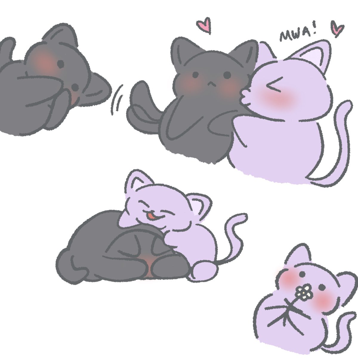 nnning_07's tweet photo. these cats live in my head rent free

#aniteezfanart #woosan https://t.co/rlrPt0gEgf