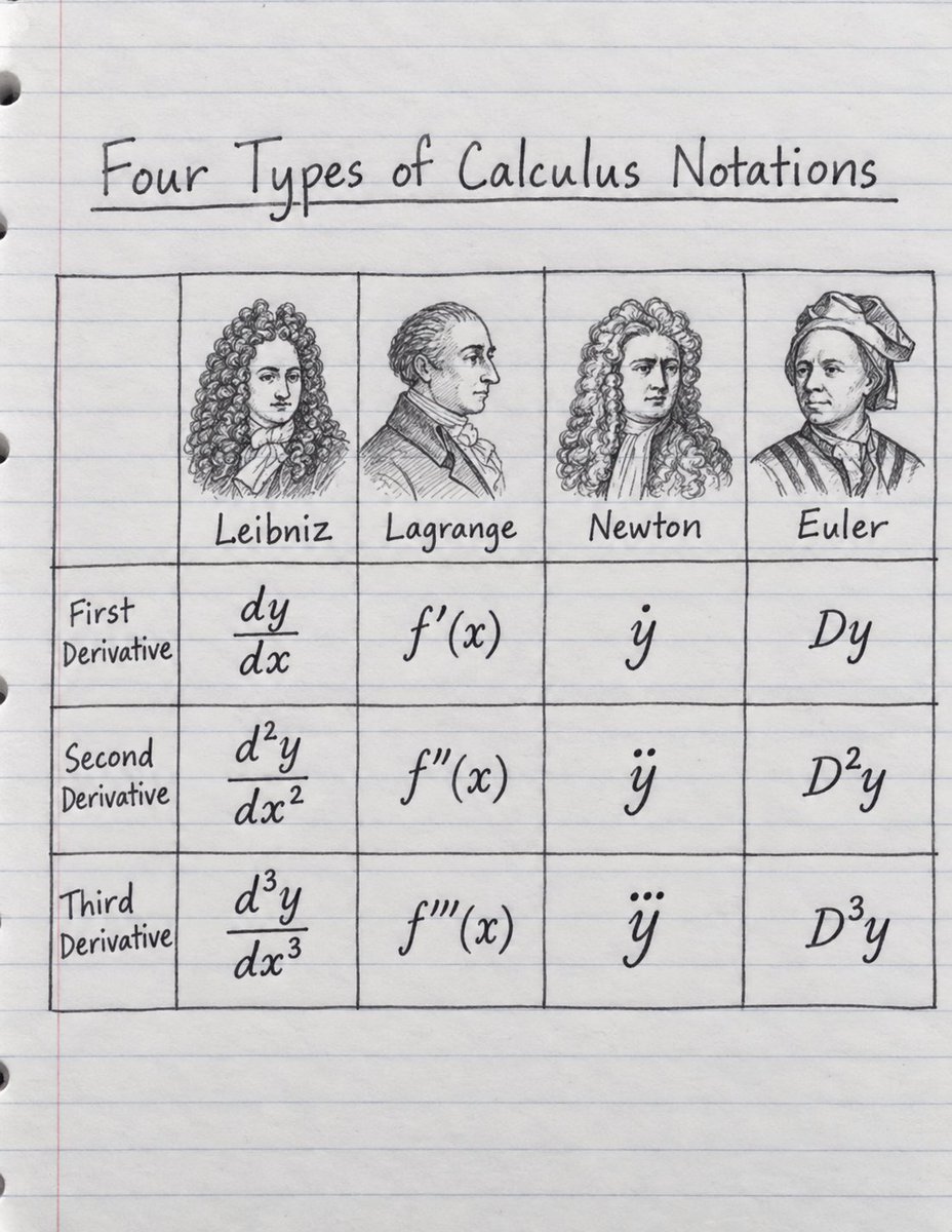 Math_files's tweet photo. Which notation is your favorite? https://t.co/0Ng2pSKOiO