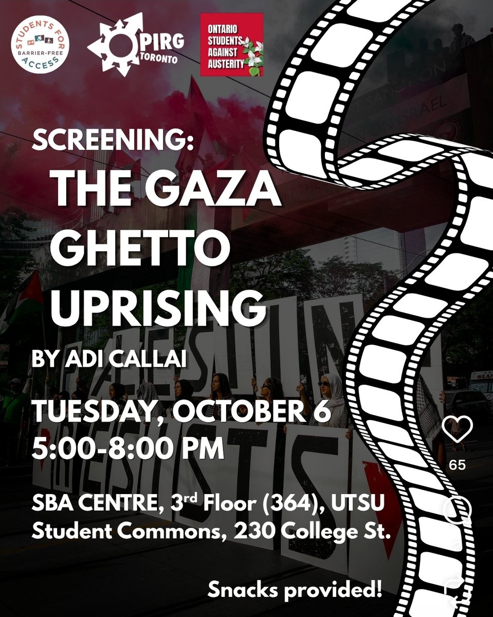 DrJacobsRad's tweet photo. Here's another outrageous event at the University of Toronto in the lead up to October 7th.

It's an ahistorical account of the October 7th massacre which frames Hamas as the heroes. It's also Holocaust inversion which is considered hate speech in Canada.

The University of Toronto is choosing unfettered freedom of expression over all else to the determent of its Jewish students, staff, and professors.

@UofT @nolanmquinn @MichelleC_PC @TeamKerzner