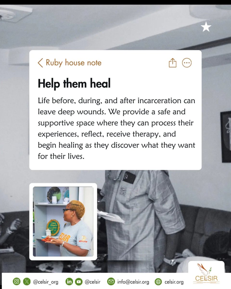 celsir_org's tweet photo. We give them a home, not a sentence. We meet their basic needs. We help them heal from what they've been through.

And we walk with them as they grow into the future they want.

Swipe to see what "home" really means to us

#RubyHouse #HalfwayHome #SecondChances #CELSIR #ReEntry https://t.co/okQuLuhIIW