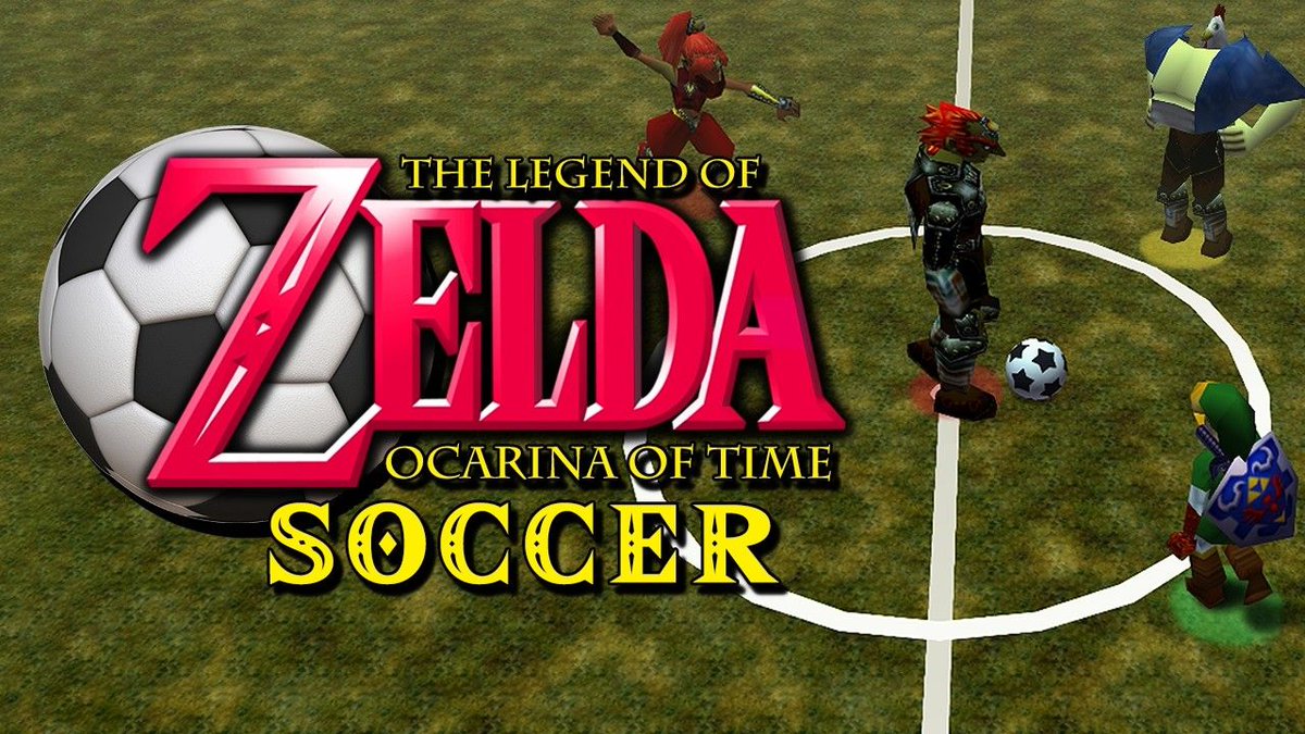 NinWire's tweet photo. A new Zelda: Soccerina of Time mod drops Ocarina characters into an N64-style soccer match. 

https://t.co/AwJm9RSzi5 https://t.co/SHwKaXrYex