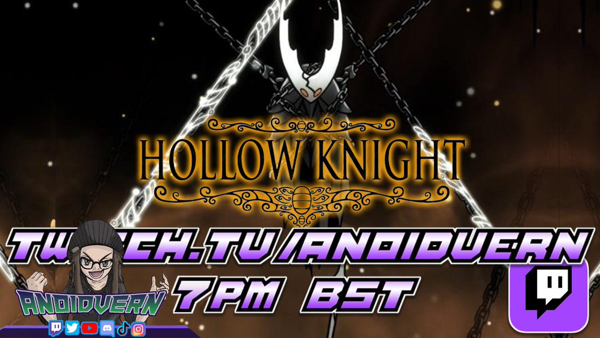 anoidvern's tweet photo. Tonight at 7 PM GMT over on Twitch, we will be playing the Hollow knight multiplayer mod and get raged at by my friend. I hope you can make it 😃https://t.co/lltehLZpmu #stream #twitch #ragegames #hollowknight #Silksong #Hollowkinght #gaming #pc https://t.co/vTdzDU5Ph6