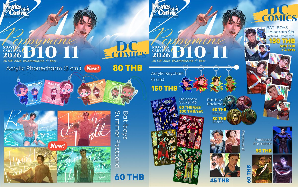 peppyminx's tweet photo. (rt appreciate)

💗 #Moviescnv2026 D10-11 Mail order!

• Pre-order date: Today- 15 Oct 2026
• All merchs will be send after the end of pre-order in 2-3 weeks

• Domestic shipping (Thailand only): https://t.co/Y0UxxnxSvQ
• International shipping: link will update in next week https://t.co/5mhFq3V5Fj