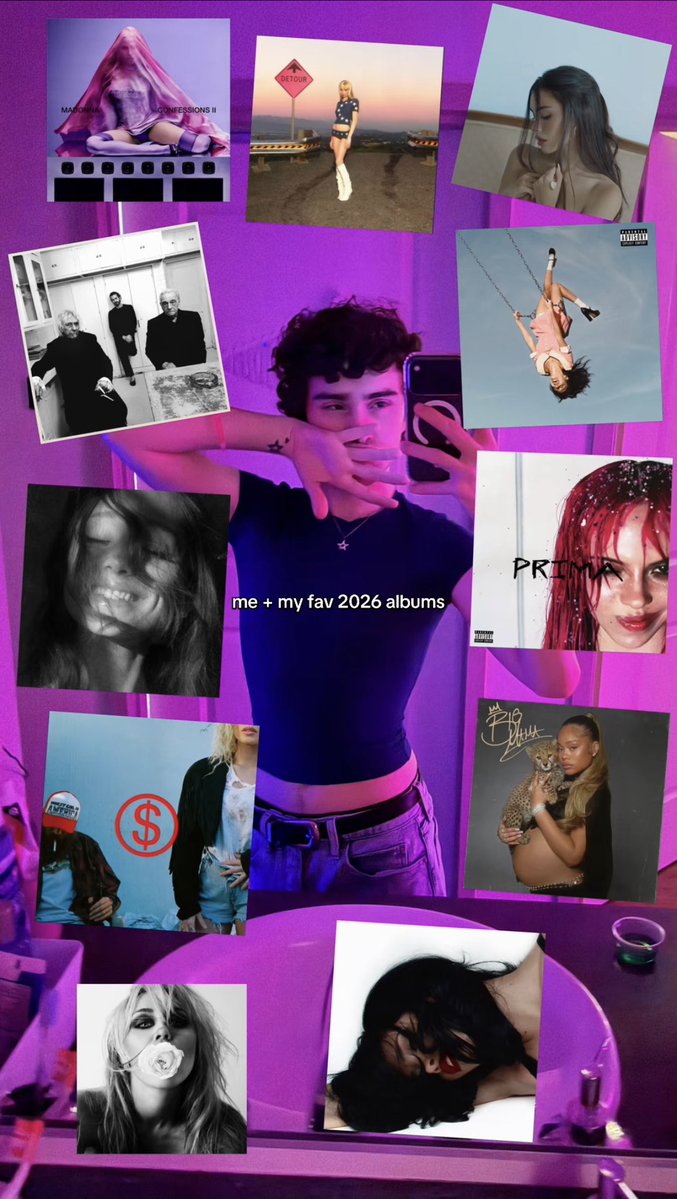 lukeisonline0's tweet photo. me + my fav 2026 albums https://t.co/N3BQoZs0QT
