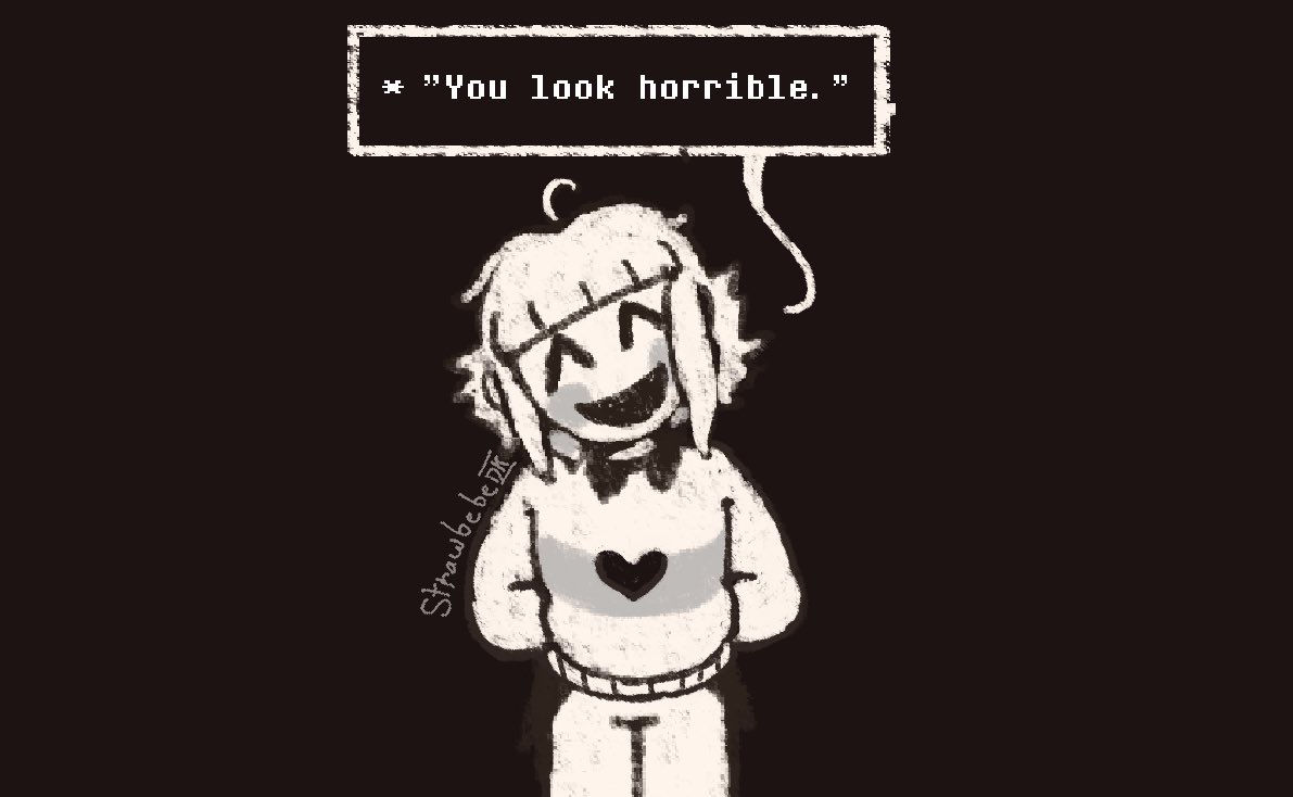 strawbebeDK's tweet photo. Time out dude nobody said all that #undertale https://t.co/hs5DSwv2fk