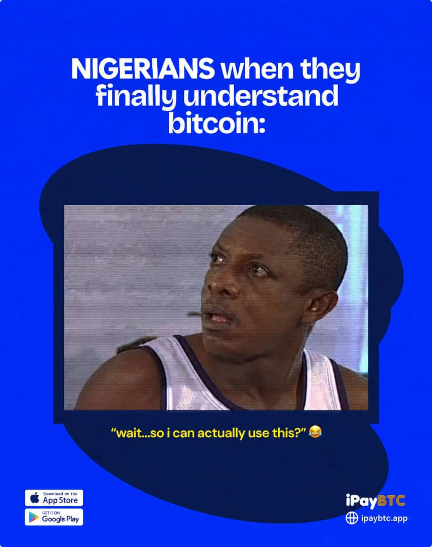 ipayBTCapp's tweet photo. That “wait… so I can actually use this?” moment 😂

Bitcoin isn’t just something you hear about online. You can actually use it. 👀₿

#iPayBTC #Bitcoin #fyp #Lifestyle https://t.co/HPBfCZ6xw9