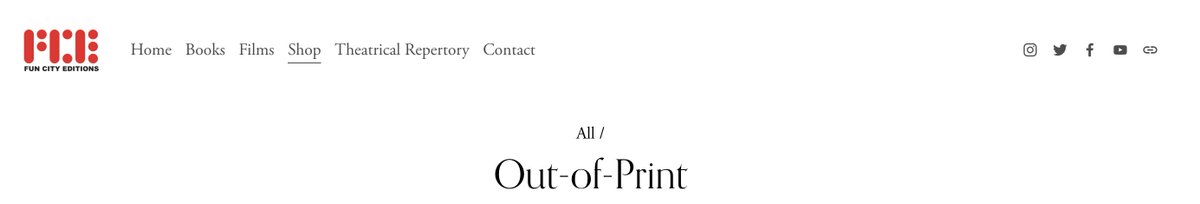 FunCityEdition's tweet photo. Head over to the FCE site and you'll find product categories in our shop, including Out-of-Print, where we may have very limited, newly-discovered stock of OOP titles from time to time. These discs are strictly limited to 1 per customer.
https://t.co/G2KDhP0Vr0 https://t.co/FMpnfthb5P
