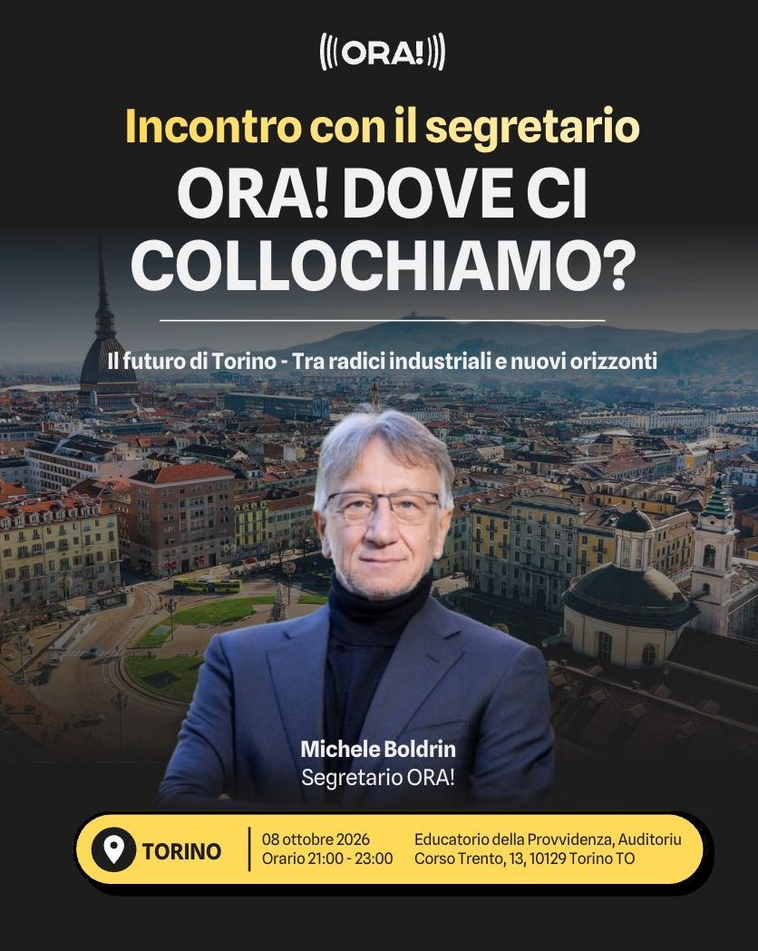 RiccSandretto's tweet photo. Ci vediamo giovedì 8 ottobre alle 21:00 all'auditorium dell'Educatorio della Provvidenza, in corso Trento a Torino, con il segretario @micheleboldrin 

https://t.co/PDJja5WNBh

A presto! https://t.co/yzXntr8F8E