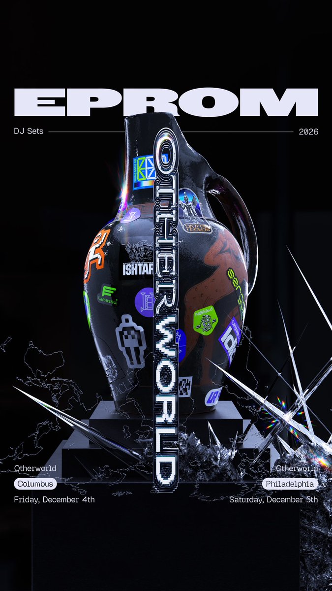 eprombeats's tweet photo. Announcing two very special shows this December at Otherworld in Columbus and Philadelphia 

Presale: Thursday, October 1st @ 12pm EST
Onsale: Friday, October 2nd at 12pm EST

Sign up in the comments 🔗 https://t.co/3ctdPMShAa