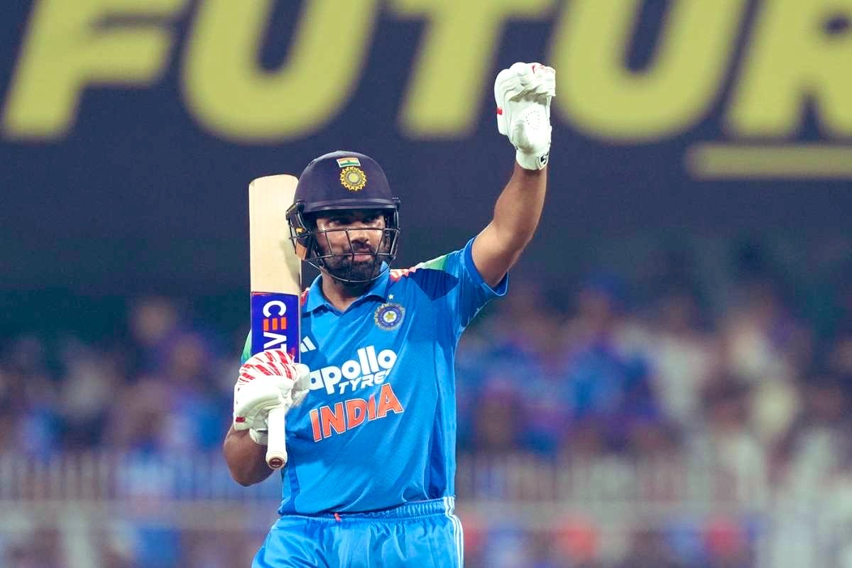 ShuklaRajiv's tweet photo. Congratulations to Rohit Sharma on completing 12,000 runs in ODI cricket! A remarkable milestone for a truly special player. His contribution to Indian cricket has been extraordinary. What a player! @ImRo45 @BCCI https://t.co/TOHhrpYKE1