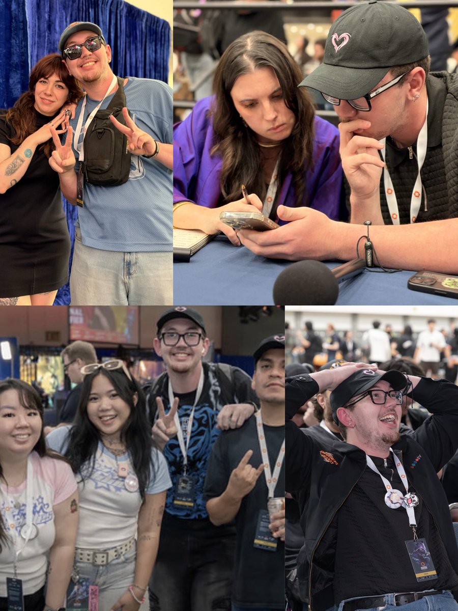 Bone_CC4's tweet photo. #RQLA was such a blast, I had so much fun getting to rep @SummonersWkly this weekend, I’m so grateful to be apart of this wonderful community where everyone is so passionate.

It was great getting to meet my fellow creators and YOU, yes you reading this, yall are so special!

Also congrats to the absolute GOAT @Prismaticismism
